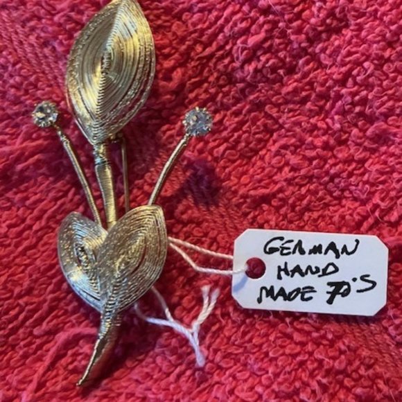 Vintage 1970's Brooch Made in W.Germany - Picture 1 of 4